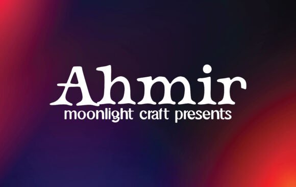 Ahmir: A Modern Sans Serif Typeface for Digital Branding