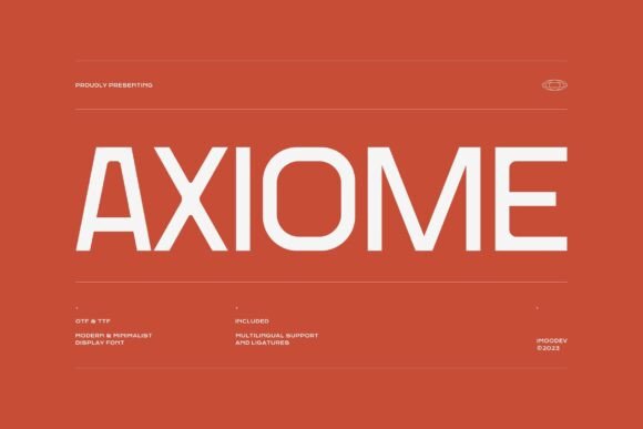 Axiome: The Modern Display Font for Scroll-Stopping Campaigns