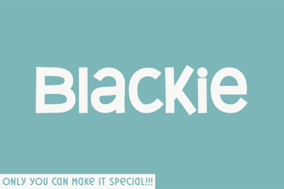 Blackie Typeface: A Unique Sans Serif for Handmade Branding