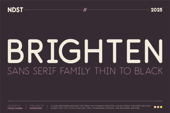 Brighten Rounded Typeface Review: Softening Brand Identity