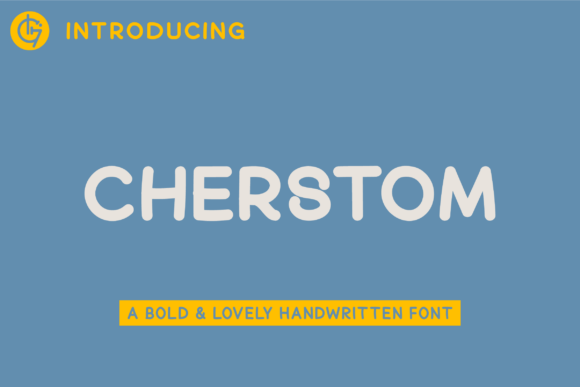 Cherstom: A Quirky All-Caps Typeface for Editorial Accents