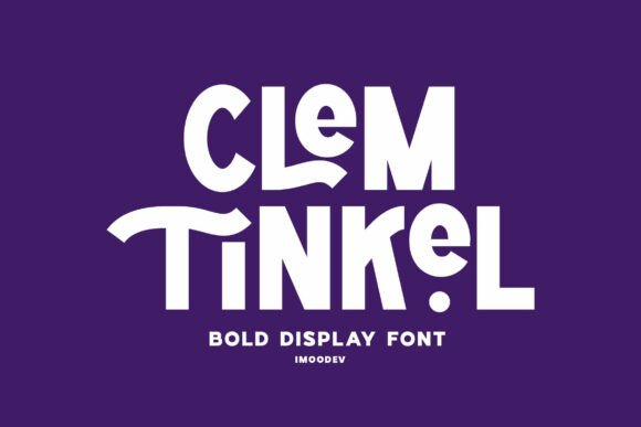 Clem Tinkel: A Playful Display Font for Modern Brand Identity