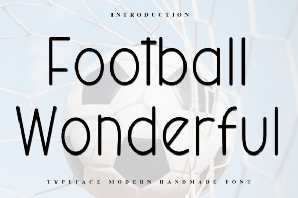 Football Wonderful: A Festive Typeface for Holiday Branding