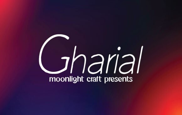 Gharial Handwritten Font: Elevate Brand Visuals with Modern Typography