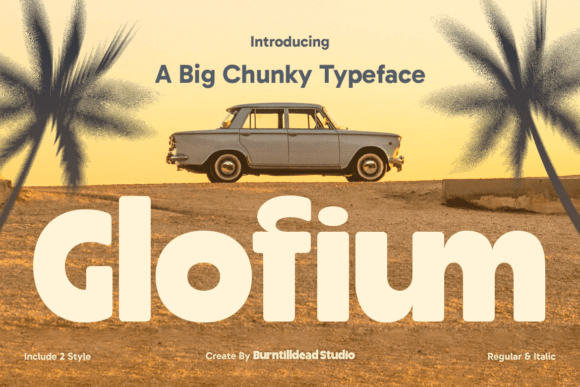 Glofium: The Bold Sans Serif Font for Handmade Labels and Crafts