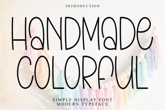 Handmade Colorful Typeface: Elevate Your Brand Identity