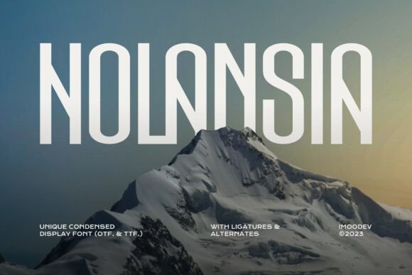 Holansia: The Bold Sans Serif Font for Confident Brand Headlines