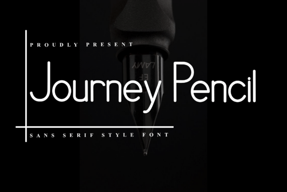 Journey Pencil: A Festive Typeface for Editorial Design