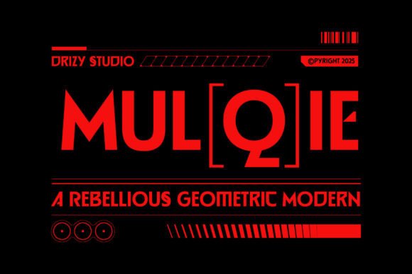 Mulqie: A Modern Sans Serif Font for Bold Digital Branding