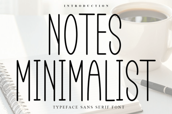 Notes Minimalist: A Festive Sans Serif for Holiday Campaigns