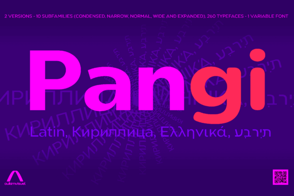 Pangiwide Regular: A Modern Sans Serif for Handmade Branding
