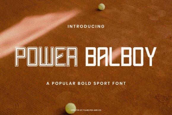 Power Balboy: The Bold Sans Serif Font for High-Impact Craft Designs