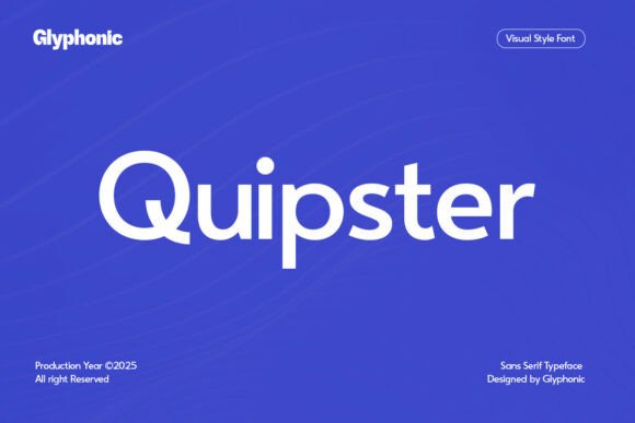 Quipster: A Modern Sans Serif Typeface for Digital Branding