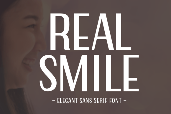 Real Smile Typeface: A Versatile Sans Serif for Handmade Brands