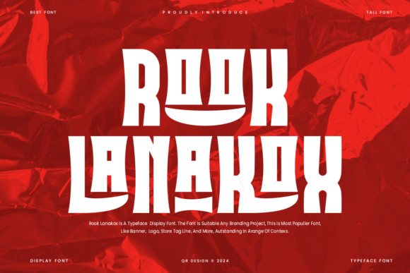Rook Lanakox: The Modern Sans Serif Typeface for Handmade Branding