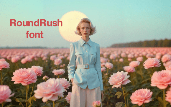 Round Rush Typeface: Elevate Brand Identity with Bold Warmth