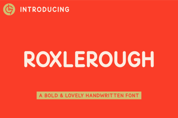 Roxlerough: The Quirky All-Caps Typeface for Bold Campaign Visuals