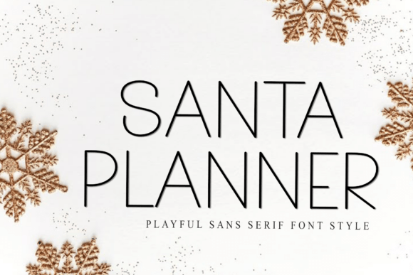 Santa Planner Typeface: Elevating Digital Brand Identity