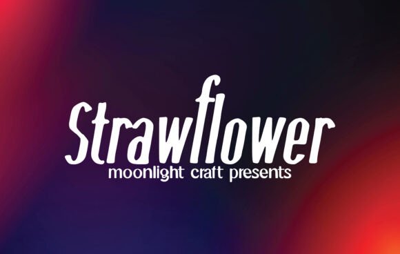Strawflower: A Handwritten Typeface for Modern Web Design