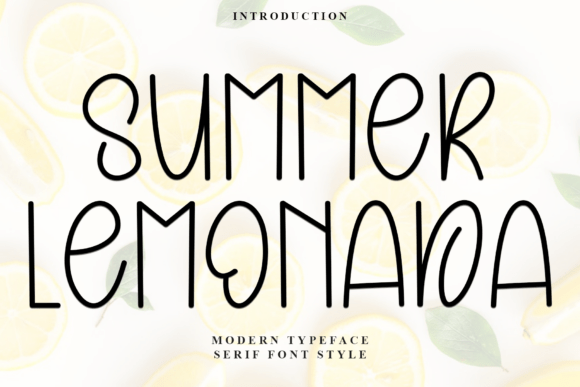 Summer Lemonada: A Soft Sans Serif for Modern Brand Identity