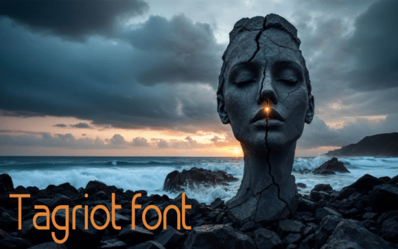 Tagriot Typeface: A Bold Sans Serif for Rebel Brand Identity