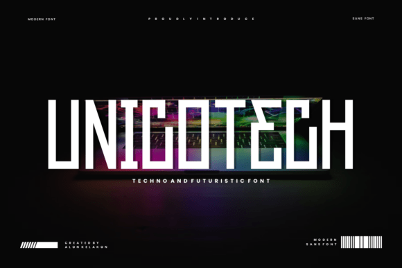 Unicotech: A Modern Sans Serif for Futuristic Editorial Design
