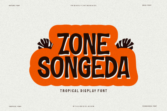 Zone Songeda: The Bold Typeface for Vibrant Brand Identity